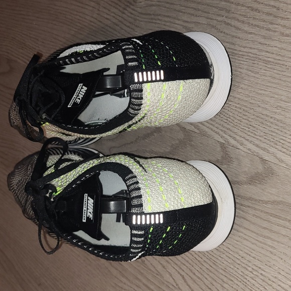 Great Condition Nike Fly Knit Racer Orca Volt mens size 14 - Picture 5 of 7
